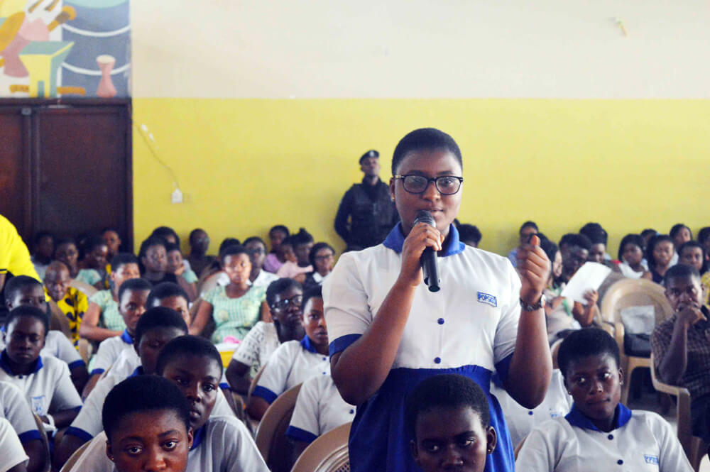 Africa Hall Holds Girls Summit