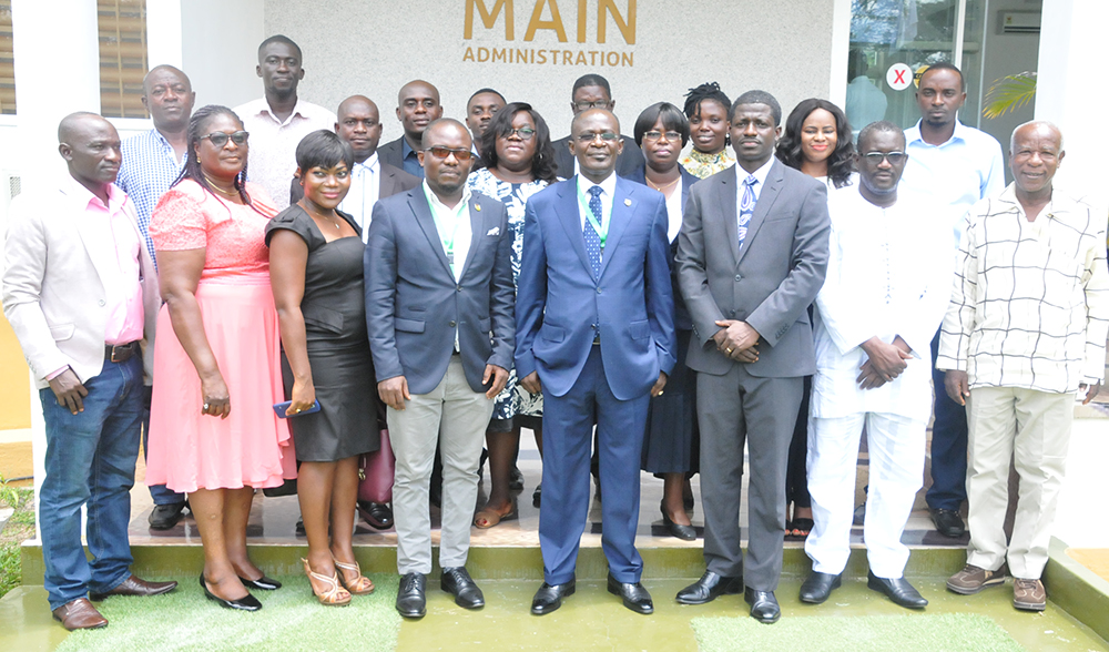 Management of Ghana Publishing Company Calls on Vice-Chancellor