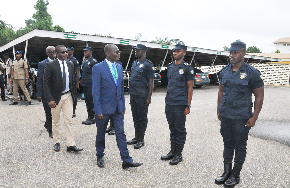 KNUST Security Services Outdoors New Uniforms