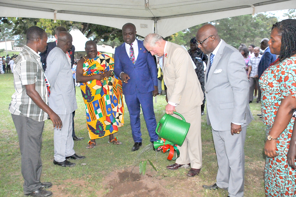 KNUST Names Park after Prince of Wales