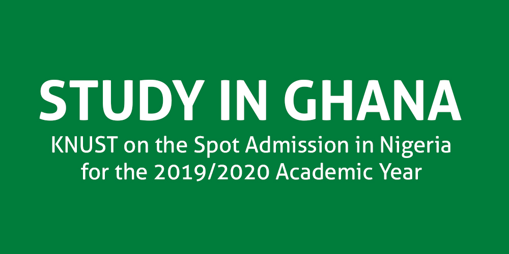 Study in Ghana: on the Spot Admission, 2019/2020 Academic Year