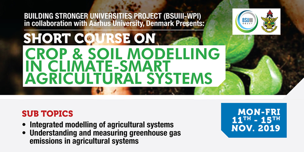 Short Course on Crop and Soil Modelling