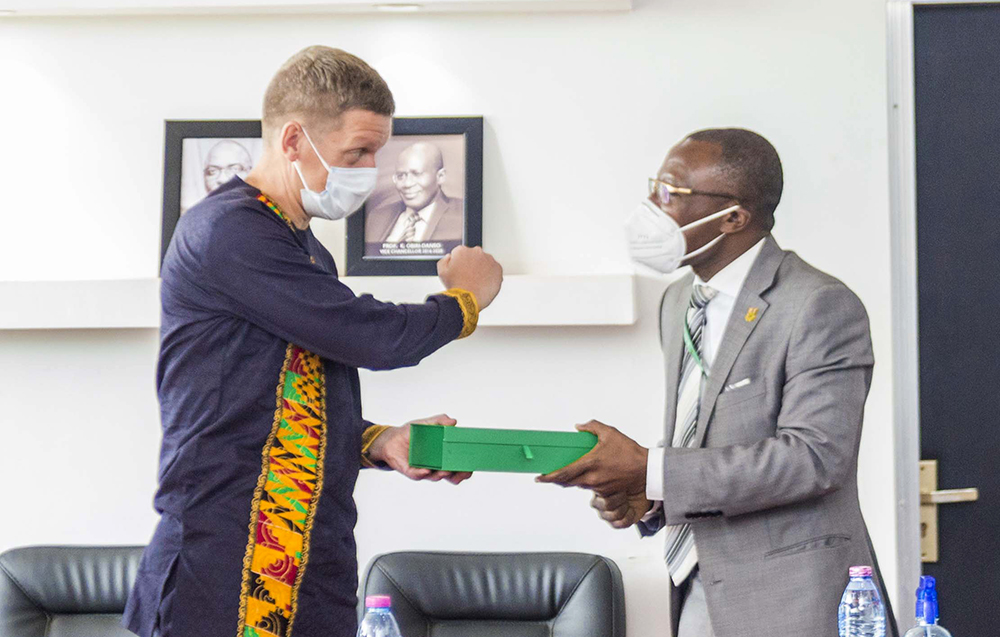 The British High Commissioner meets KNUST Management and SRC