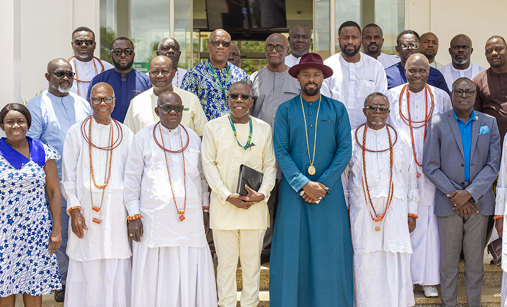 Olu of Warri Kingdom Visits KNUST