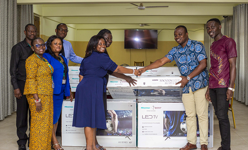 PTA Donates 13 TV Sets to KNUST Basic School