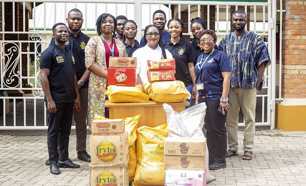 GNPC Foundation Scholars Donate to KNUST Food Bank