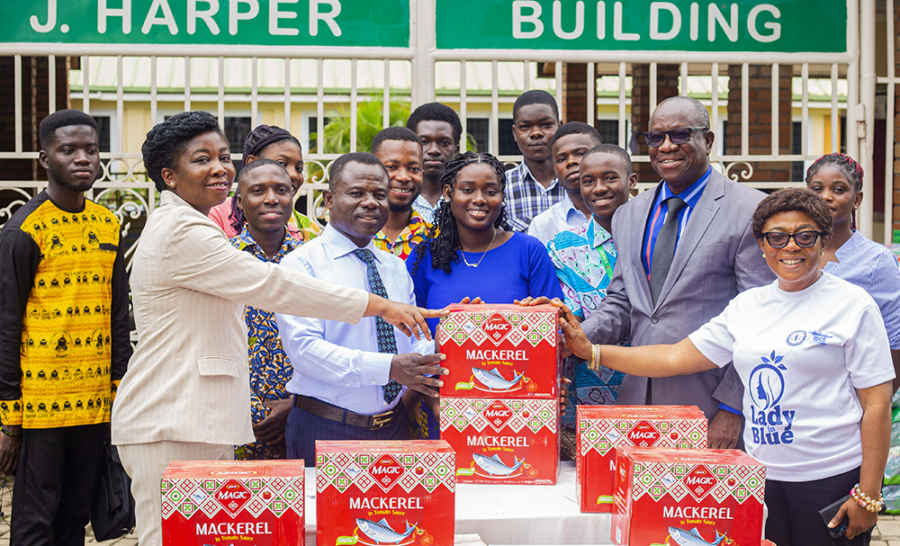 CEO of Ultimate Fashion Donates to KNUST Food Bank