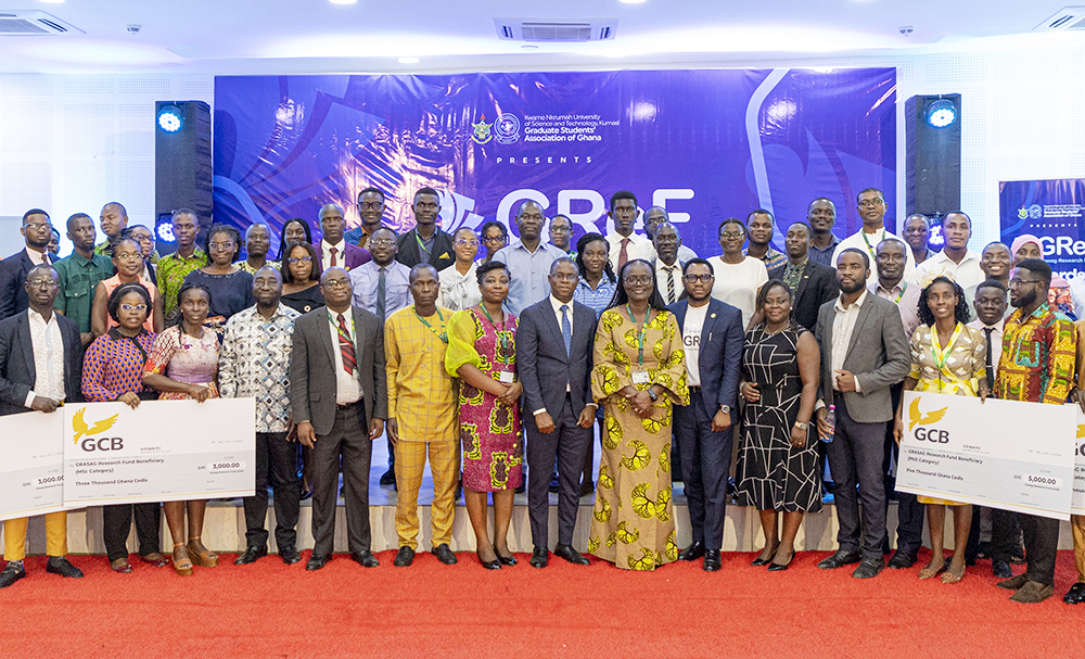 GRASAG-KNUST Awards 51 Postgraduate Students Research Grants