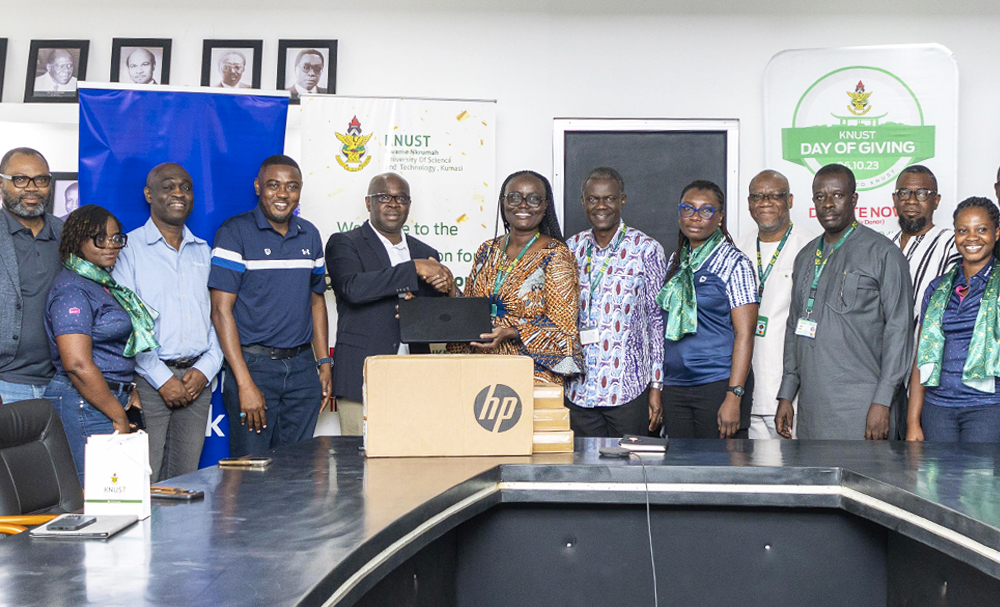 Stanbic Bank Donates 50 Laptops to KNUST