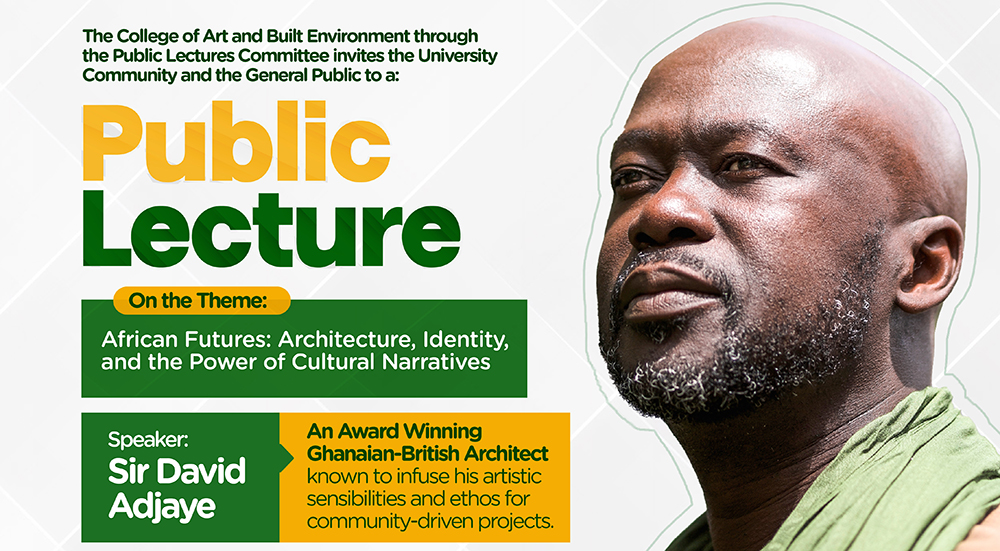 Public Lecture by Sir David Adjaye