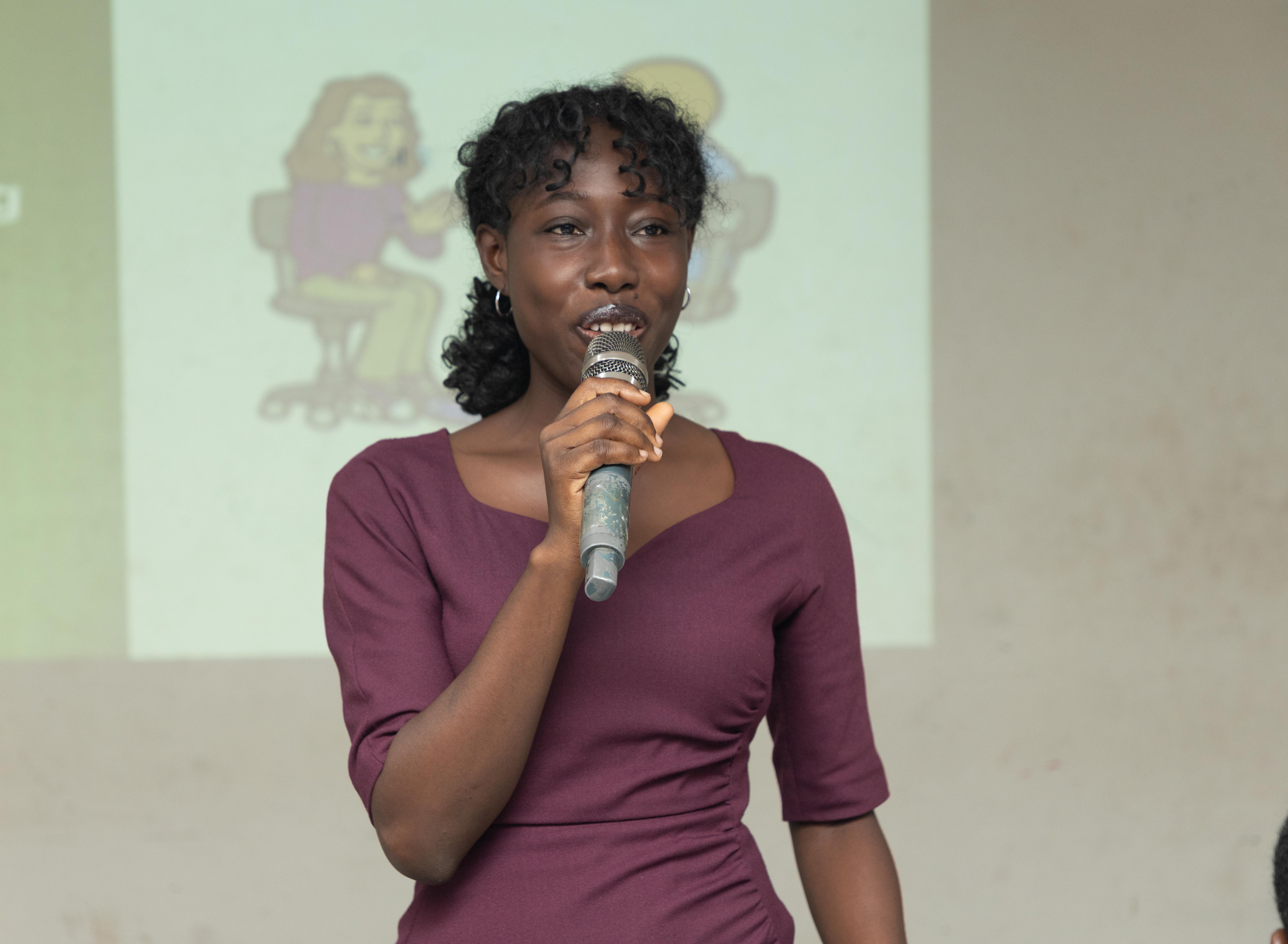 Head of Recruitment and Career Development Officer, Ms. Emmanuella Alorsor