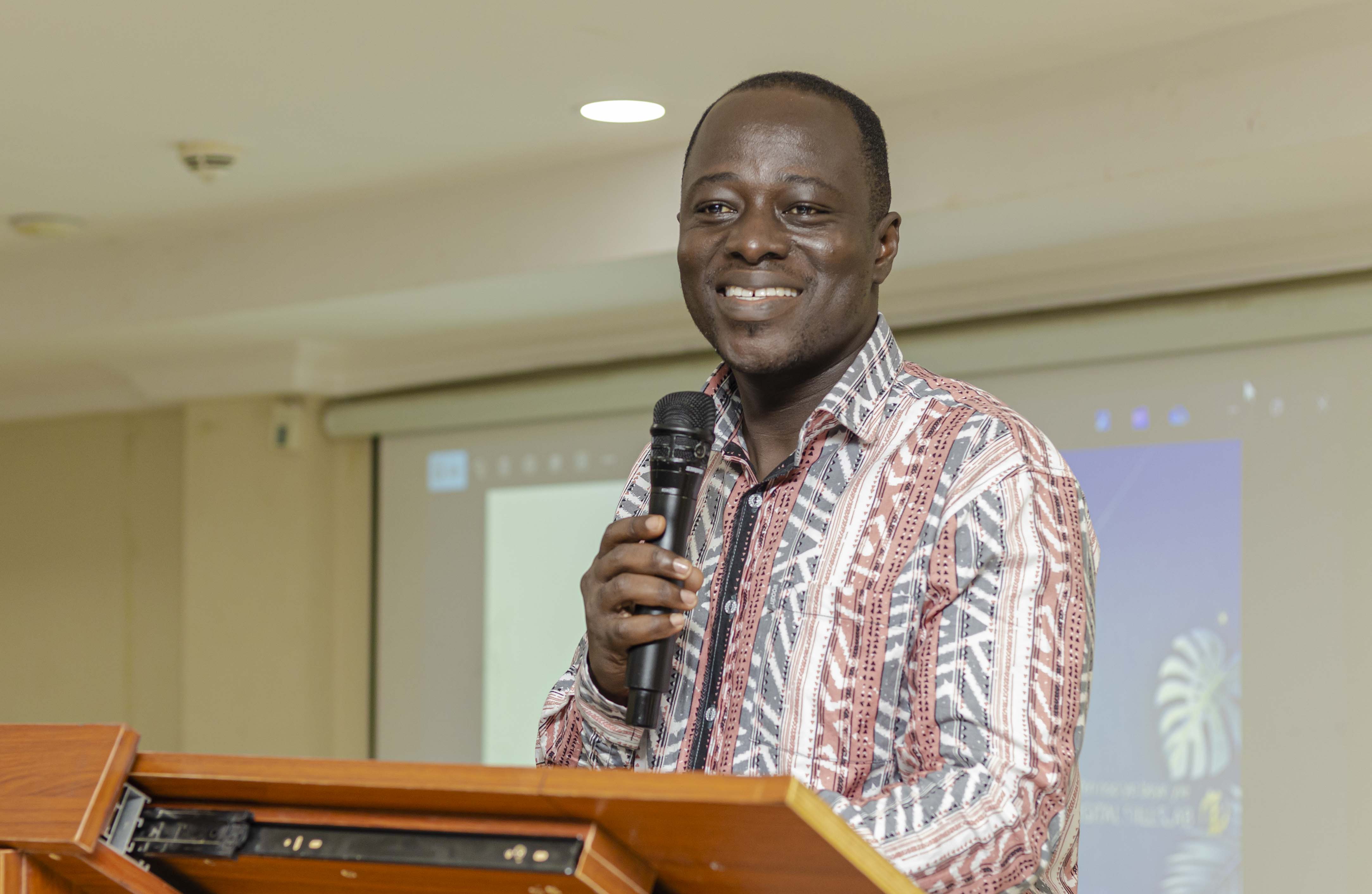 Dr. John Serbe Marfo, Coordinator of the Digital Skills Lab