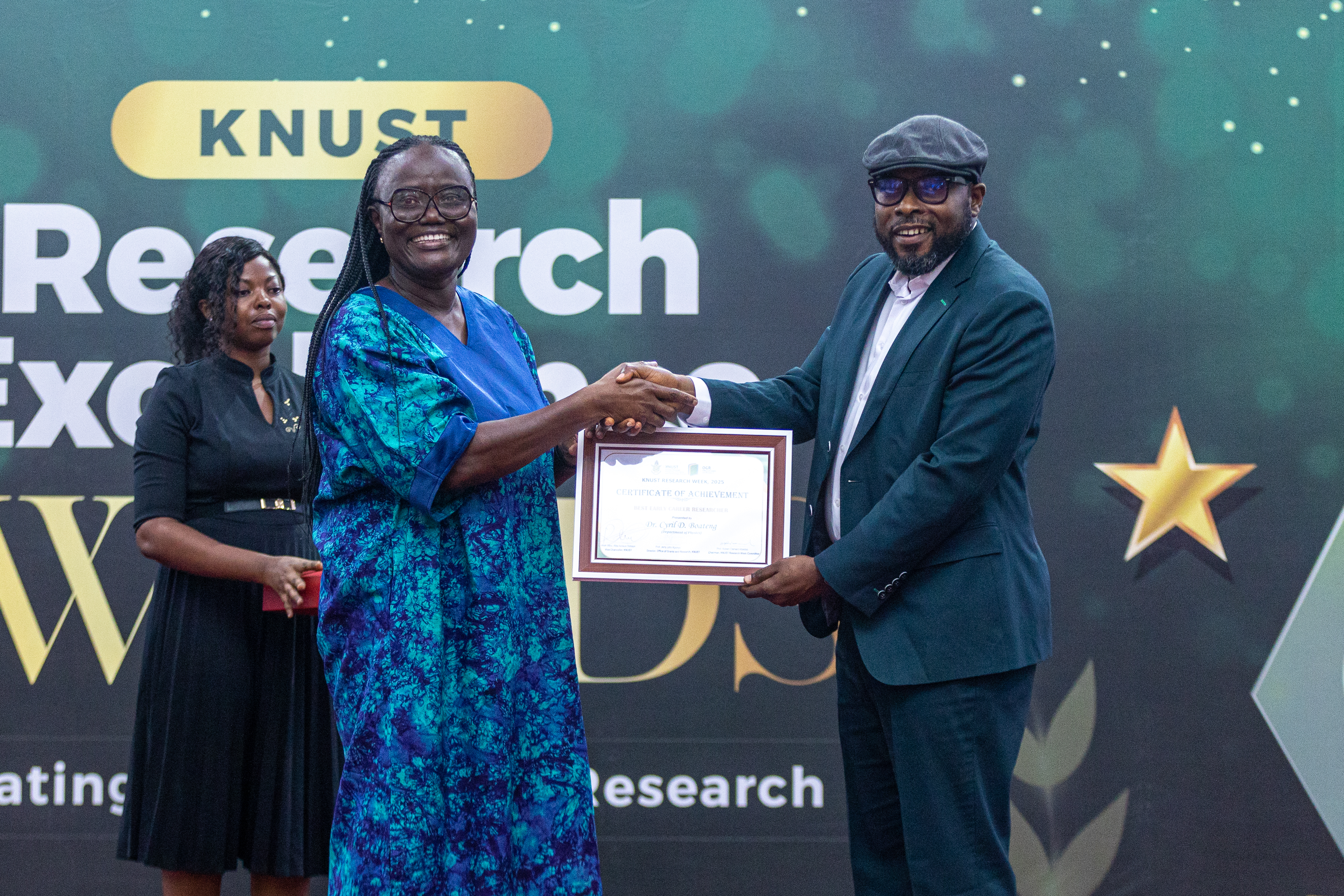 Dr. Cyril Boateng was named Best Early Career Researcher