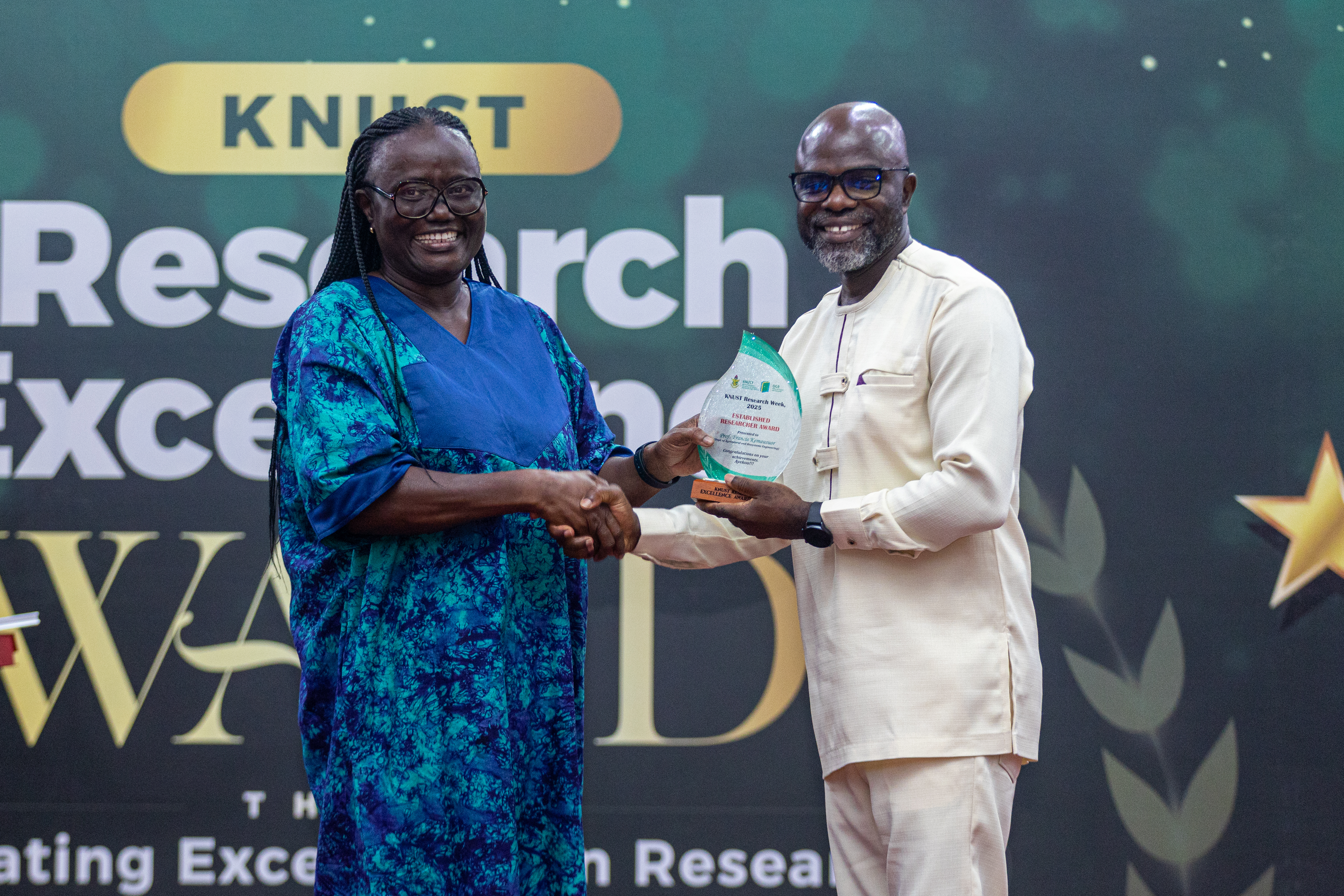 Professor Francis Kemausuor was honoured as Best Established Researcher.