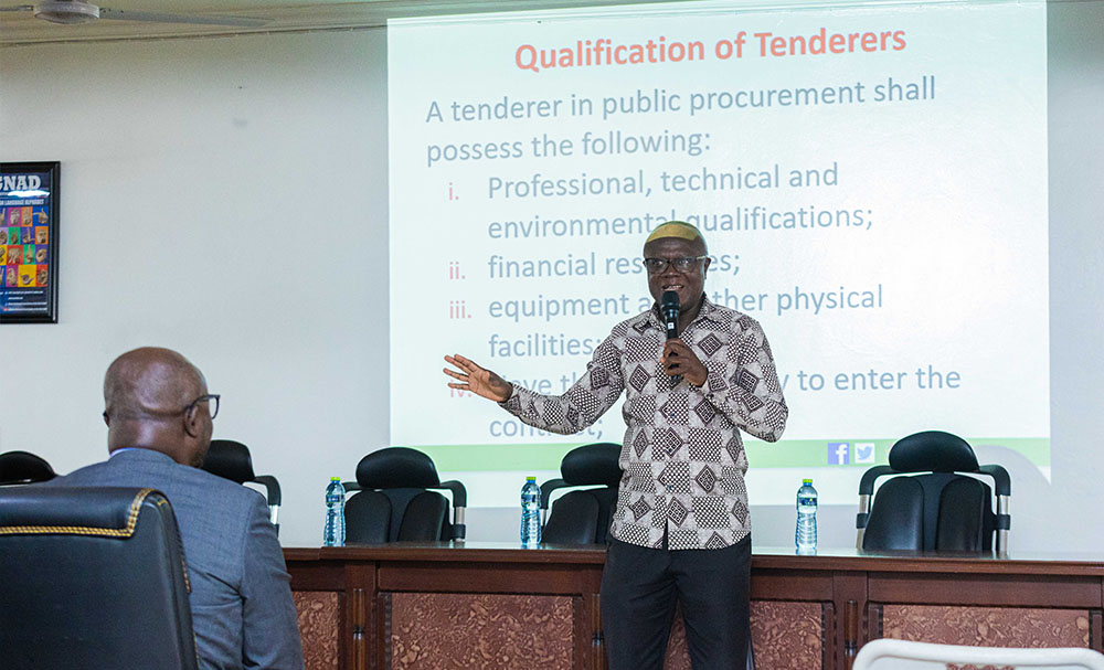 Procurement Officer, Mr. Kwame Adu-Gyamfi,