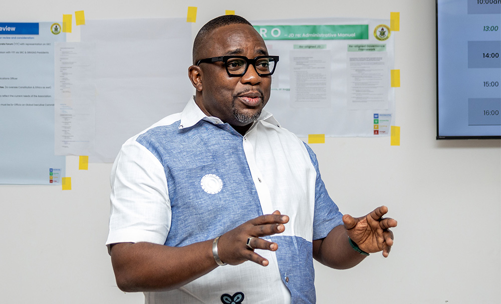 Global President of the KNUST Alumni Association, Dr. Herman Yobo Addae