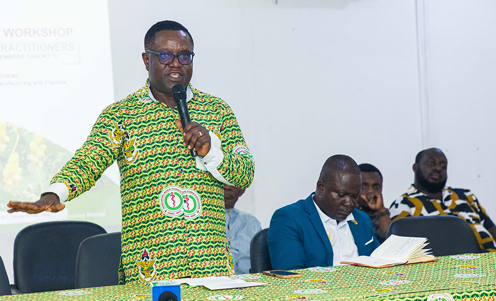 Head of the Department of Herbal Medicine, Dr. Bernard Kofi Turkson