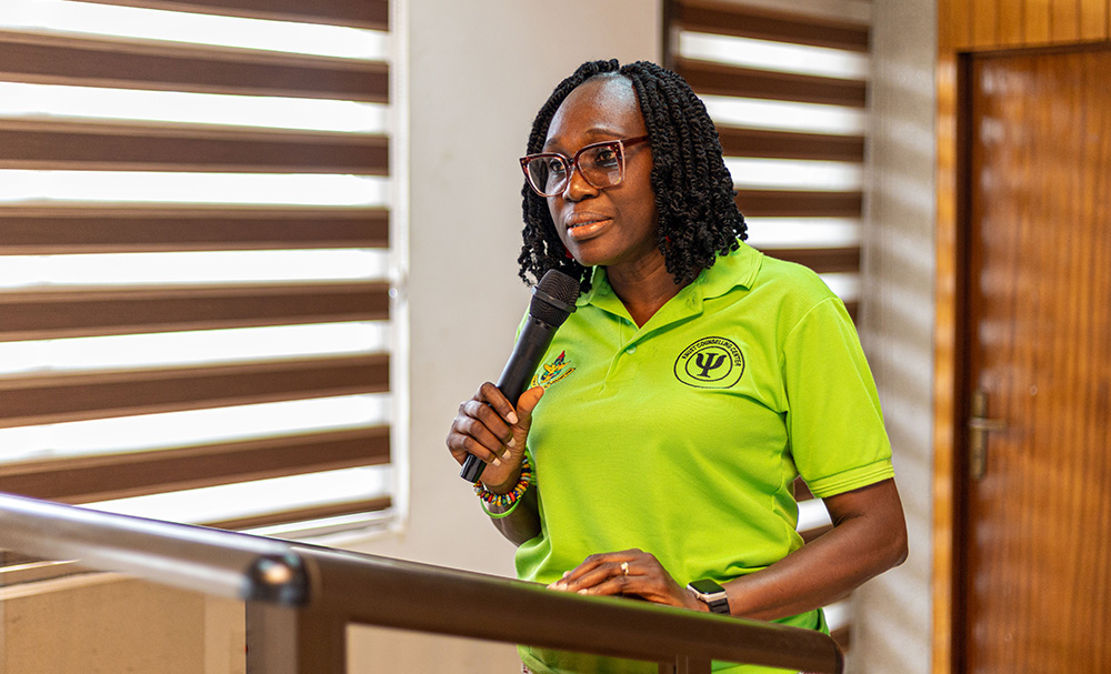 Acting Head of the KNUST Counselling Centre, Mrs. Bernice S. O. Peasah,
