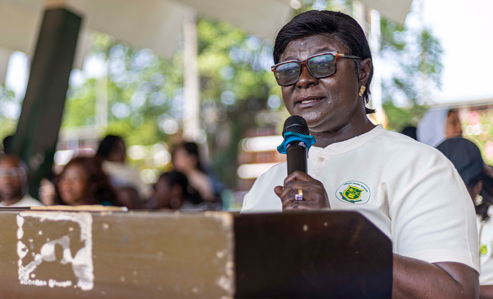 Rev. Mrs Irene Nkansah, Head of the Basic School,