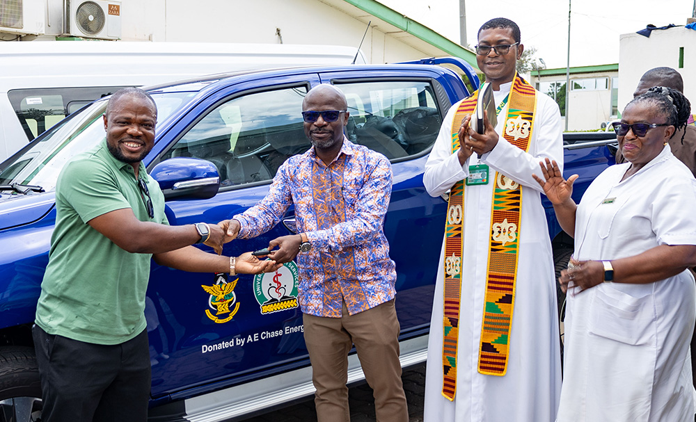 The Director of the University Hospital, Dr. Nana Kwame Ofori Ayisi-Boateng