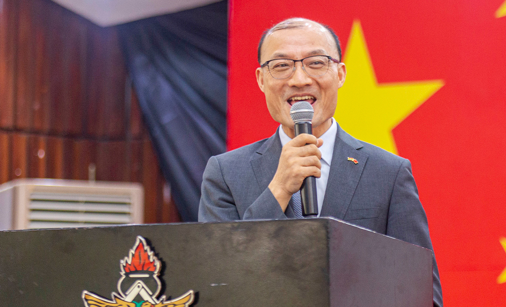 His Excellency Tong Defa, the Chinese Ambassador to Ghana