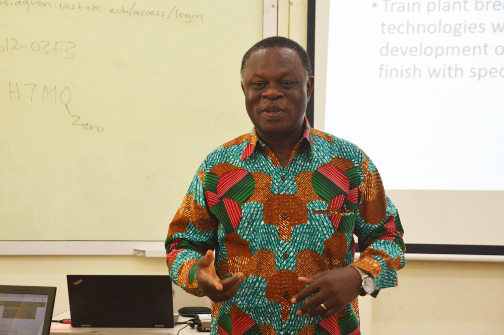Professor Richard Akromah, a Senior Lecturer in the Department of Crop and Soil Sciences