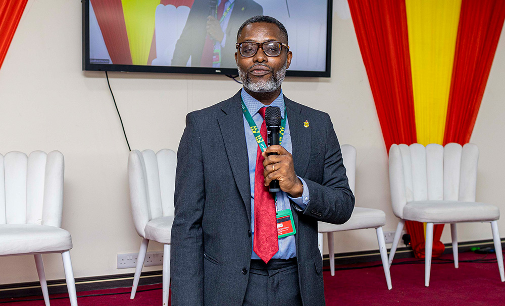 Dean of the International Programmes Office, Prof. Edmund Ekuadzi,