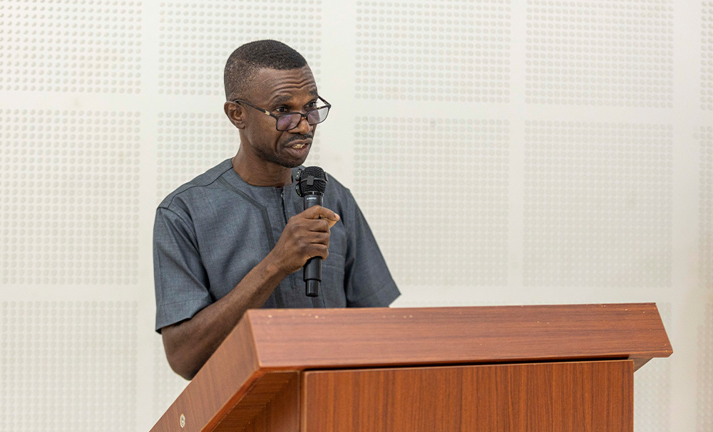 Professor Kabila Abass, Dean of the Faculty of Social Sciences,