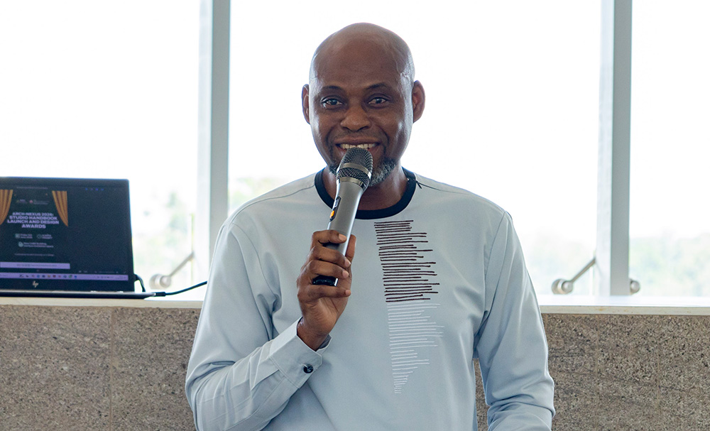 Dean of the Faculty of Art and Built Environment, Professor Emmanuel Adinyira