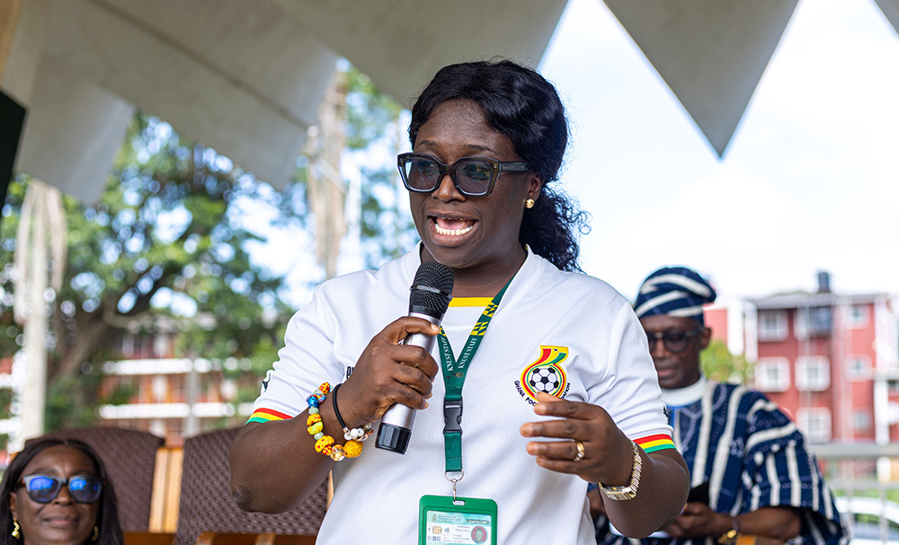 Deputy Head of the KNUST Preschool, Mrs. Olivia Ayensu