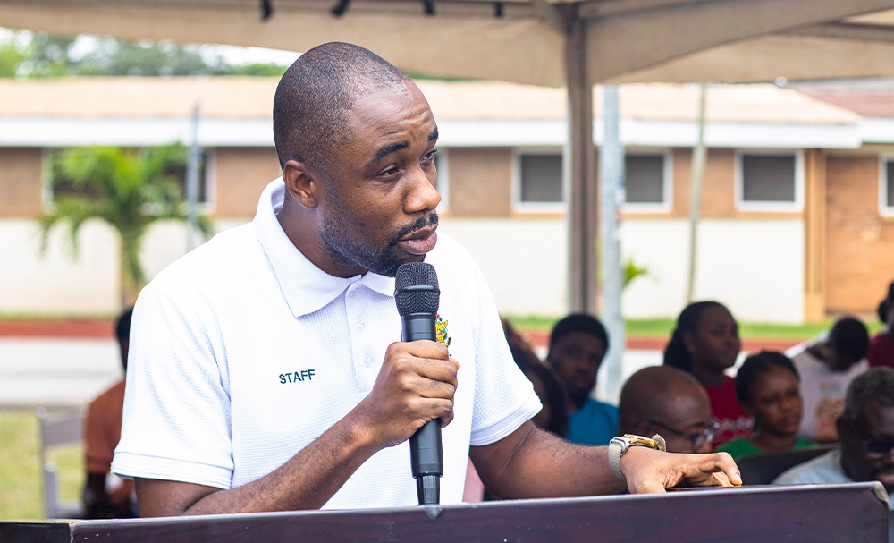 Deputy Programmes Manager, Mr. Samuel Nash
