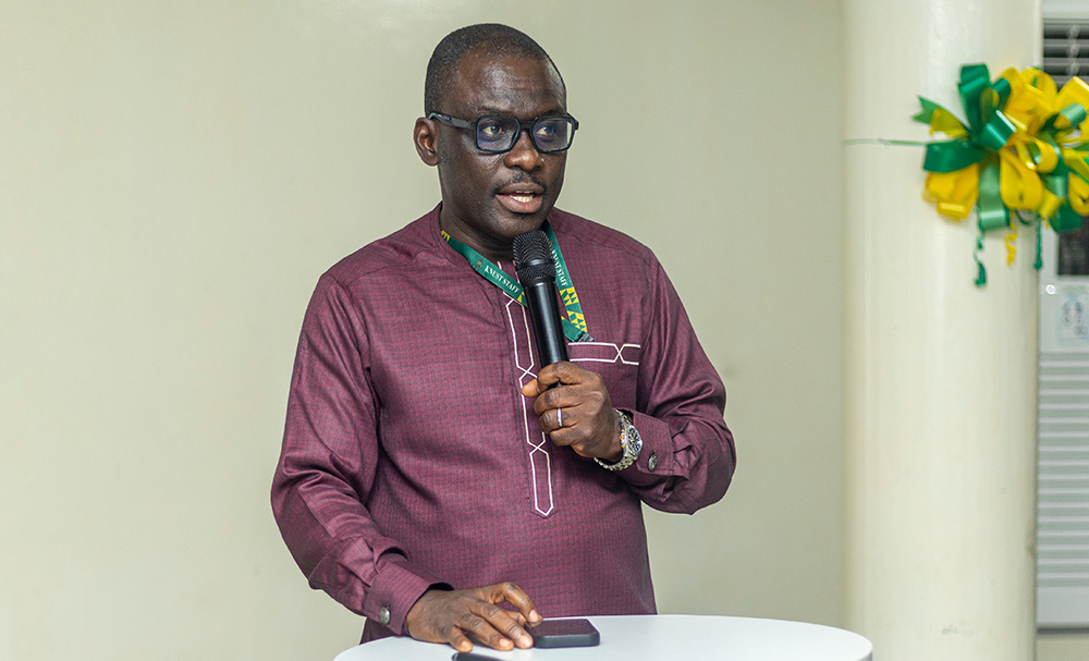 The University Librarian, Dr. Richard Bruce Lamptey