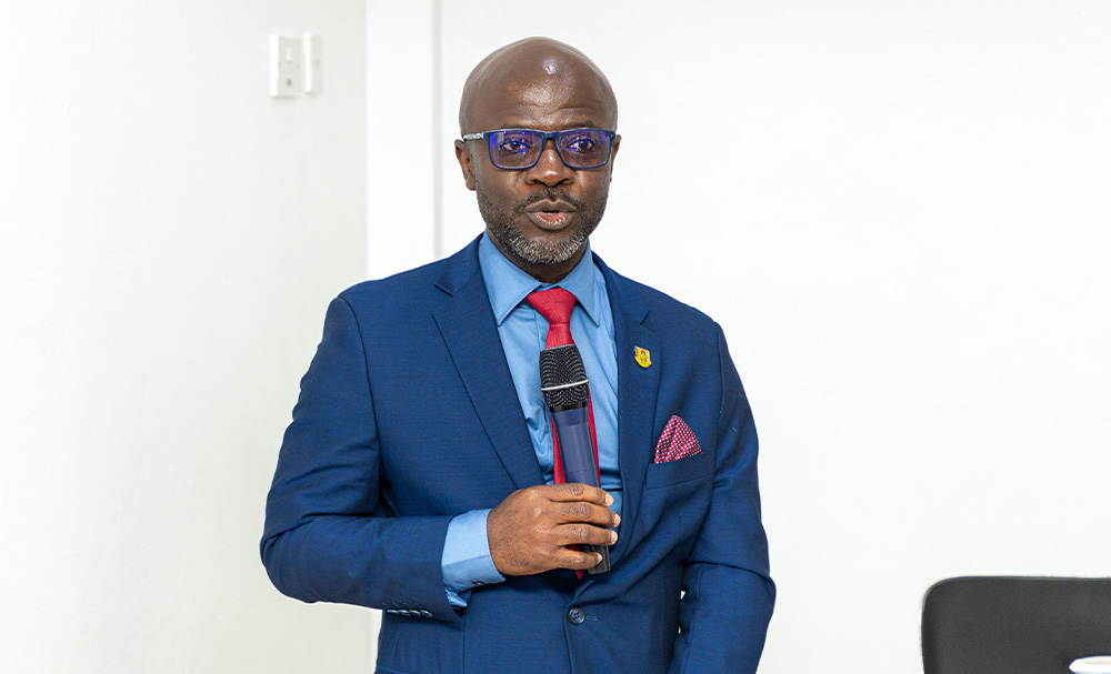 The Director of University Health Services, Dr Nana Kwame Ofori Ayisi-Boateng