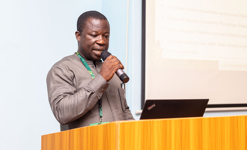 Deputy Finance Officer at KNUST, Dr. Acheampong Owusu