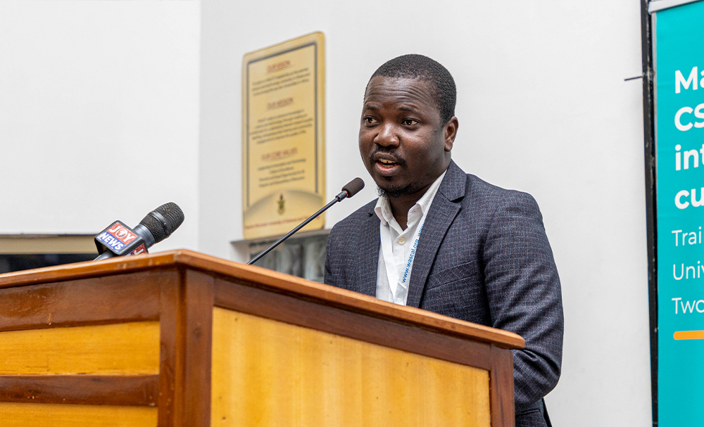 Dr Alcade Segnon, AICCRA’s Science Officer for West Africa,