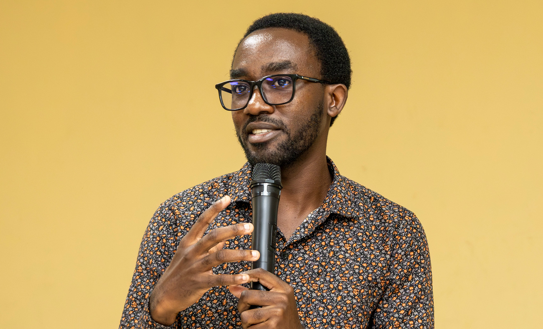 The Assistive Technology Team Lead, Dr. Justice Owusu Agyemang
