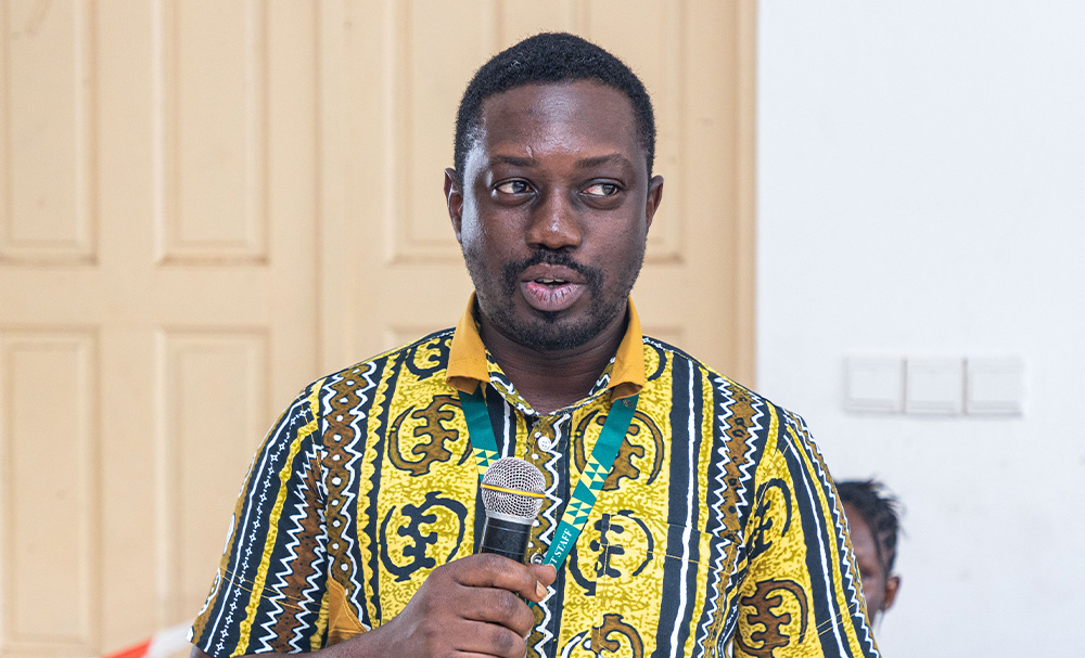Dr Nana Baah Peprah-Ameyaw, a lecturer in the Department of Food Science and Technology