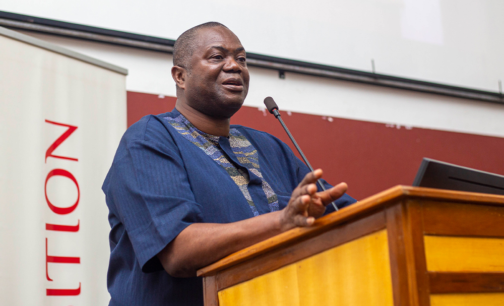 Dr. Samuel Yaw Akomea, KNUST Coordinator for the AMBITION Project,
