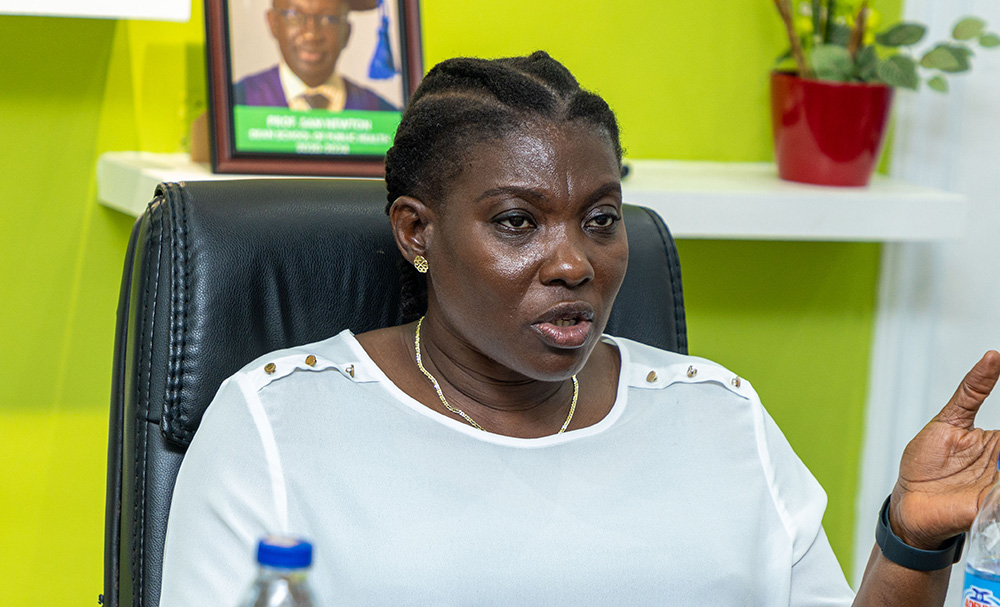 Chairperson of the KNUST Wellness Centre Committee, Dr. (Mrs.) Phyllis Tawiah