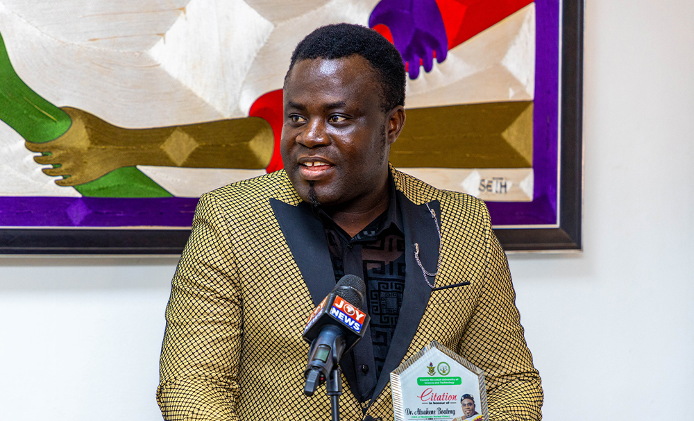 Dr. Atuahene Boateng, CEO of Medimafo Herbal Clinic.