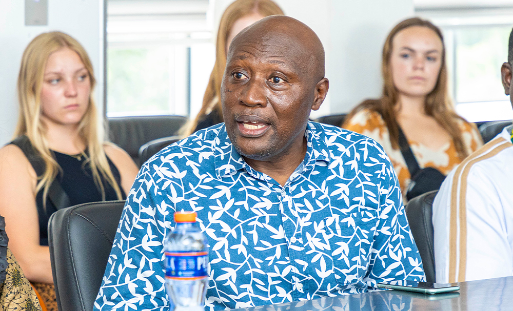 Dr. Ebenezer Asamoah Nyarkoh of the University Health Services