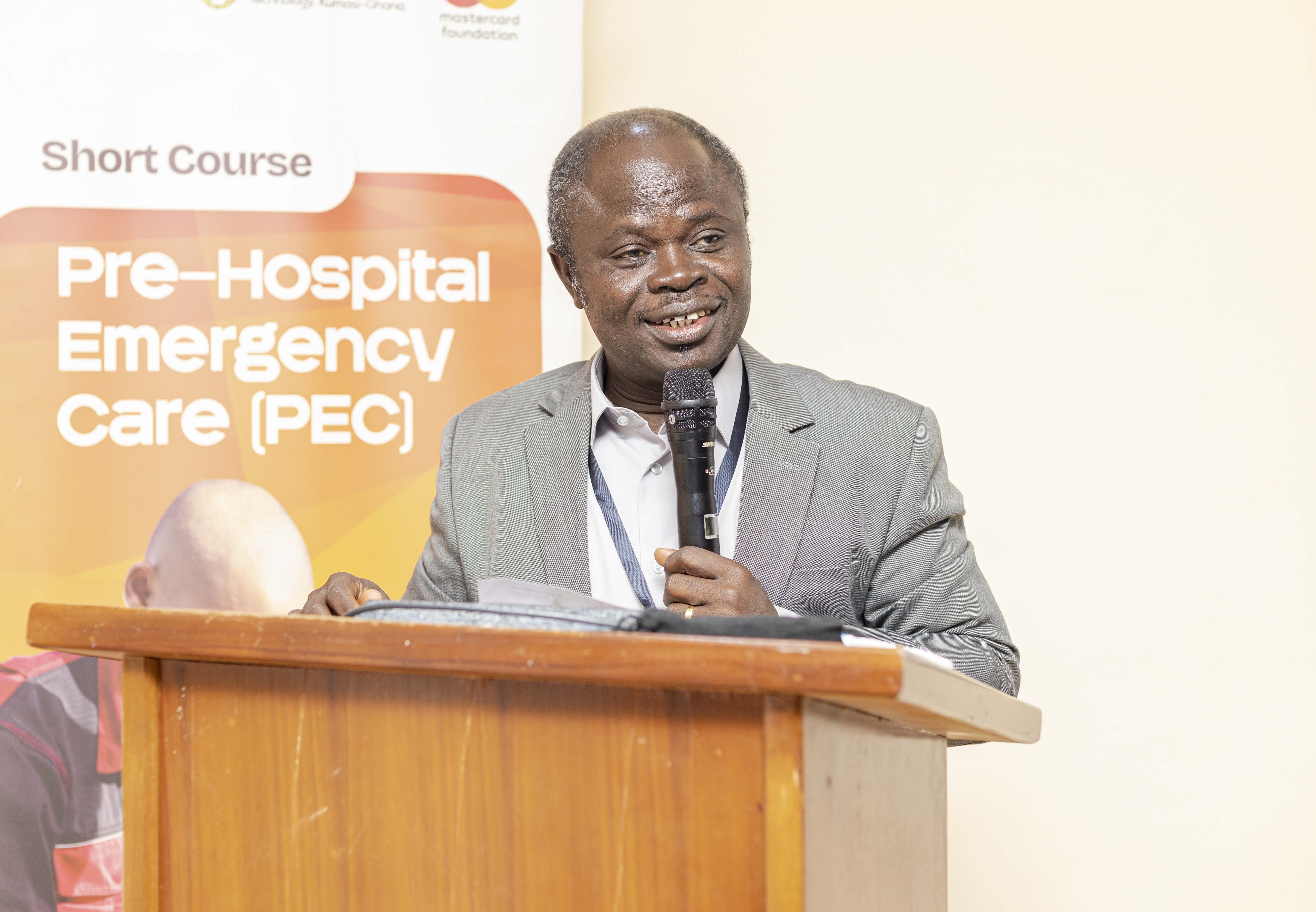 Dr. James Duah, Deputy Executive Director of the Christian Health Association of Ghana (CHAG)