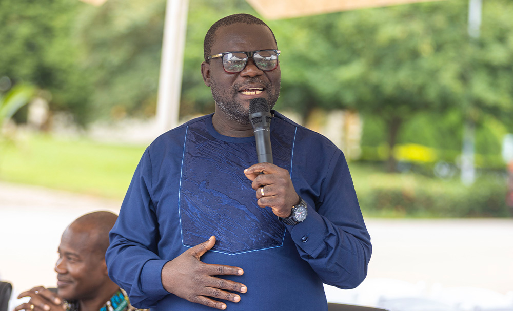 Head of the Department of Industrial Art, Professor Samuel Nortey,