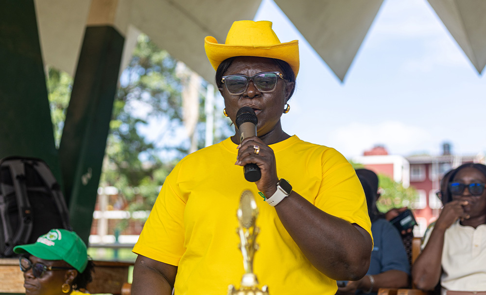 Head of the KNUST Basic School, Rev. Mrs. Irene Owusuaa Nkansah