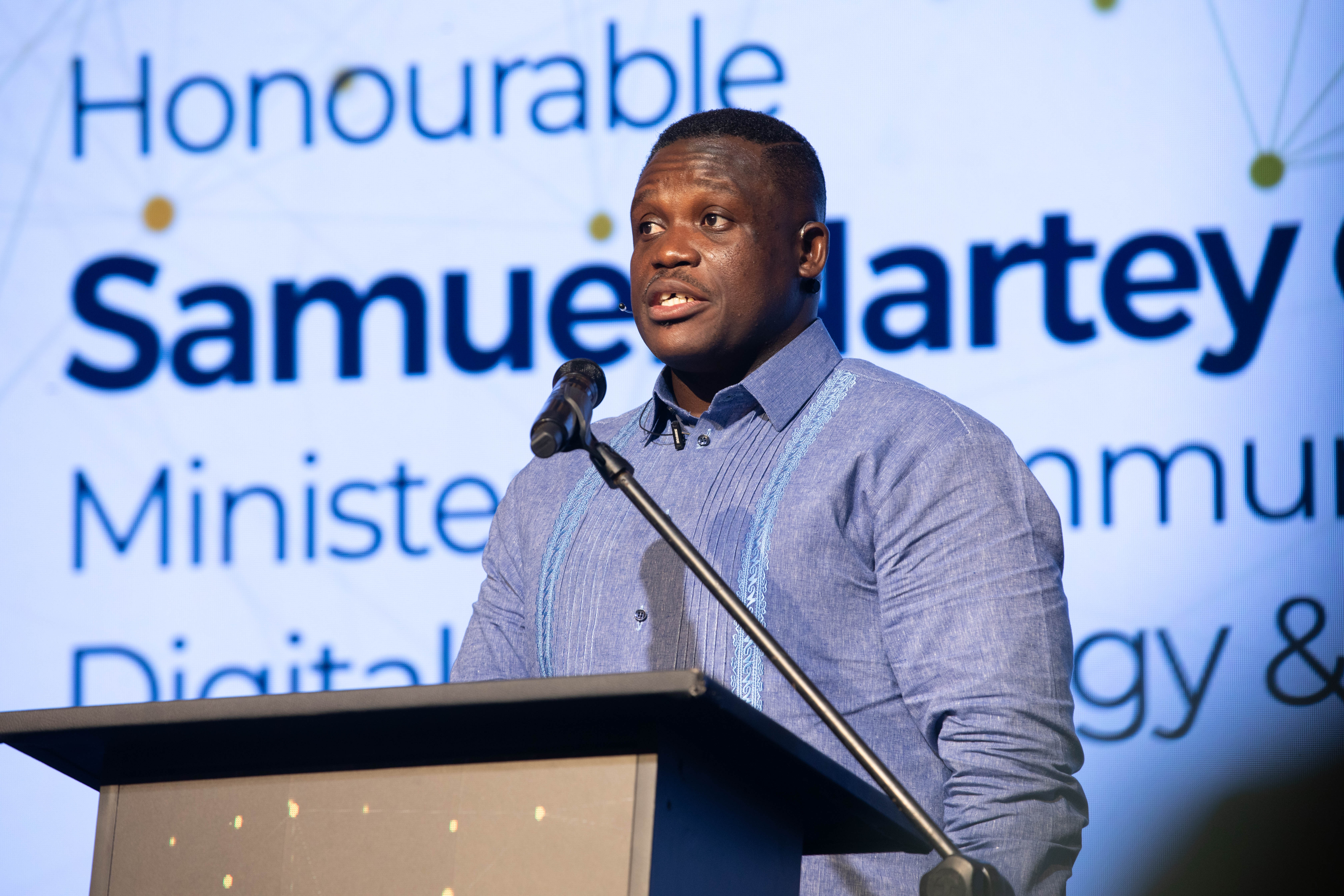  Minister for Communication, Digital Technology and Innovations, Samuel Nartey George