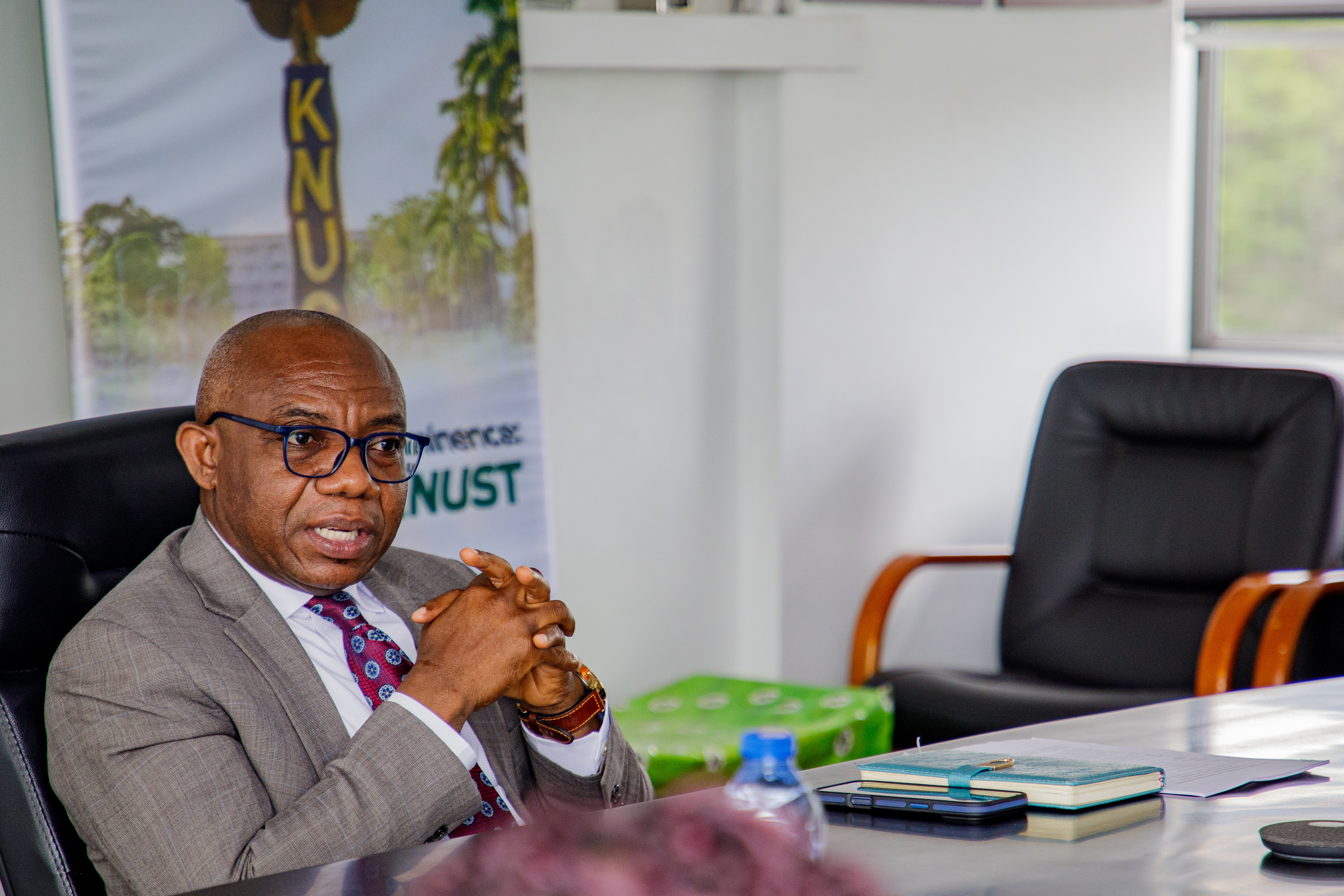 Vice-Chancellor of the Kwame Nkrumah University of Science and Technology, Kumasi (KNUST) Professor Christian Agyare