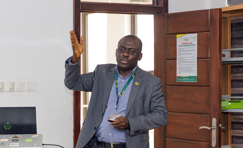 University Librarian Dr. Richard Bruce Lamptey