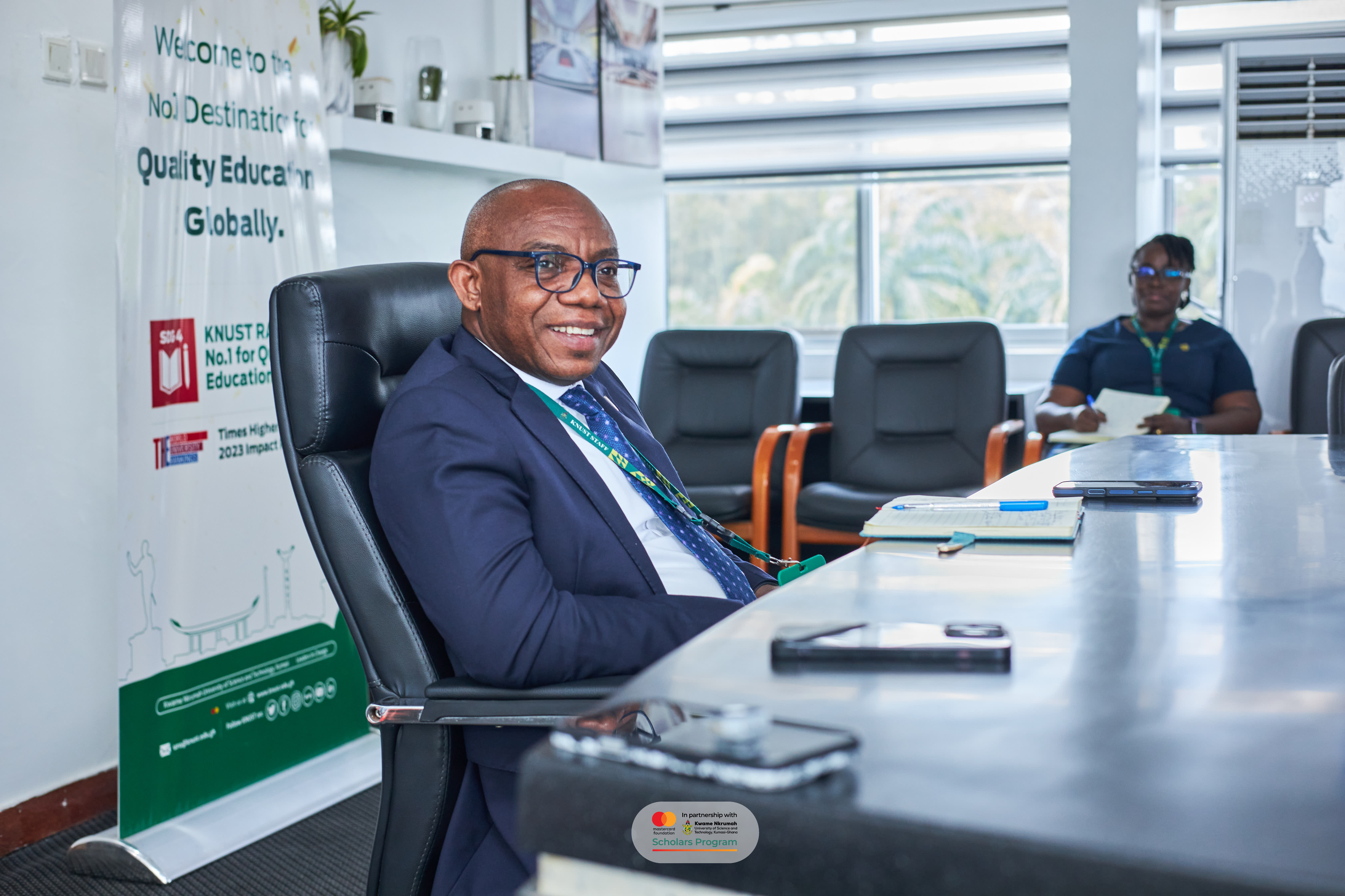 Mastercard Foundation AHEFT Prize Team Visits KNUST to Deepen Research and Innovation Collaboration