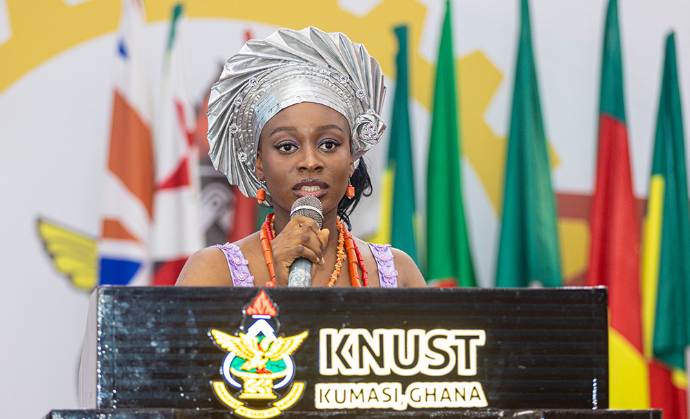 President of ISA-KNUST, Divine Jaja