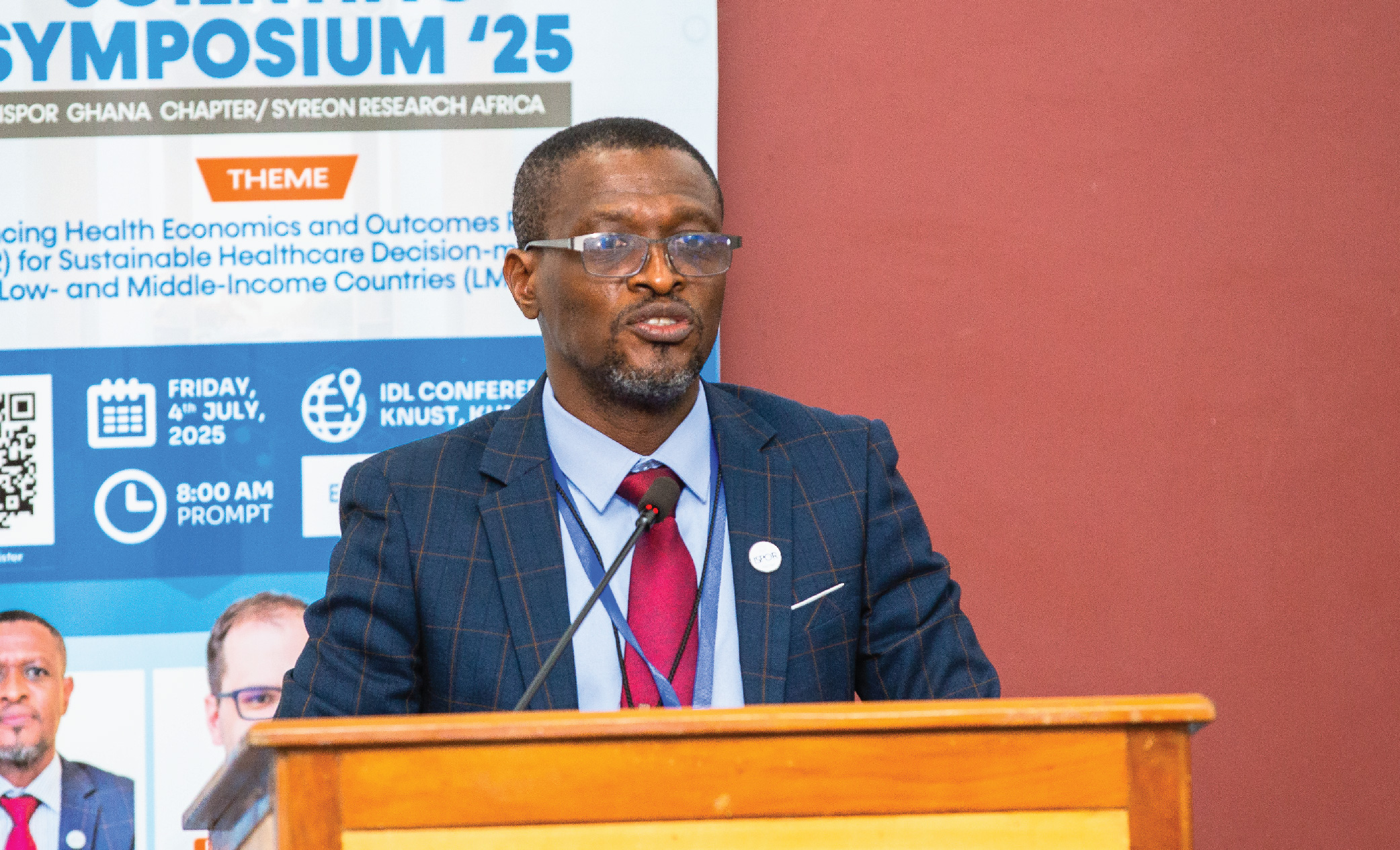 Experts urge institutionalisation of evidence-based health policies in Ghana 3 Dr. Ernest Attuquaye Quaye, President of ISPOR Ghana